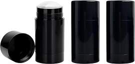 Leere runde Deo-Behälter, 30 ml, Kunststoff, zum