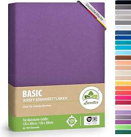 leevitex® Spannbettlaken 120x200cm - 130x200cm |