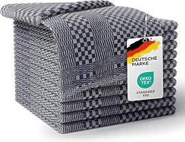LEFUNDA® 10er Set Geschirrtücher - 100%