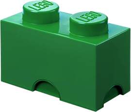 LEGO Aufbewahrungsstein, 2 Noppen, Stapelbare