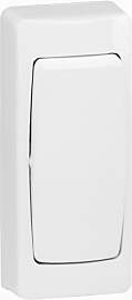 Legrand 086084E Schalter mit Drucktaste, schmal,