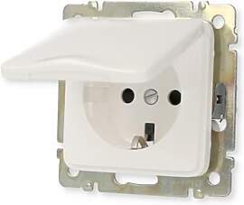 LEGRAND, Creo Steckdose (SL) mit Klappdeckel und
