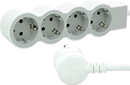 LEGRAND, Flache Steckdosenleiste, 4-fach
