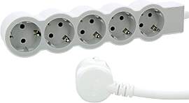 LEGRAND, Flache Steckdosenleiste, 5-fach