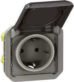 LEGRAND, Plexo New Einsatz, Feuchtraum-Steckdose,