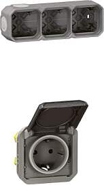 LEGRAND, Plexo New Feuchtraum Aufputzdose 3-fach+
