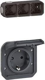 LEGRAND, Plexo New Feuchtraum Aufputzdose 3-fach,