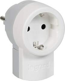 LEGRAND, Schutzkontakt-Stecker mit Steckdose,