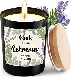 Lehrer Geschenk, 7OZ Lavendel Duftkerze mit
