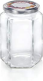 Leifheit Sechskantglas 770ml, Einmachglas,