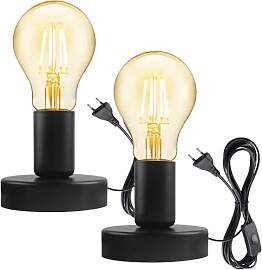 Leikurvo 2 Stück Schreibtischlampe Lampenfassung