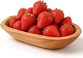 Leikurvo Obstschale aus Naturholz, Dekorative