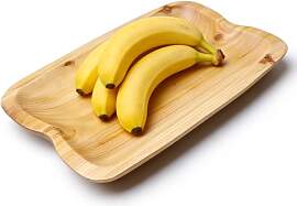 Leikurvo Obstschale aus Naturholz, Dekorative