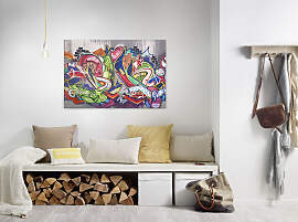 Leinwandbild A.S. CRÉATION "Graffiti",