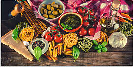 Leinwandbild ARTLAND "Italienisch mediterrane 