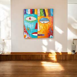 Leinwandbild CASABLANCA BY GILDE "Visage
