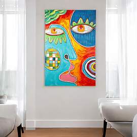 Leinwandbild CASABLANCA BY GILDE "Visage