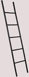 Leiter Aus Bambus Leit Schwarz - Sklum
