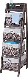 Leiterregal Goiana, Regal Standregal mit 4