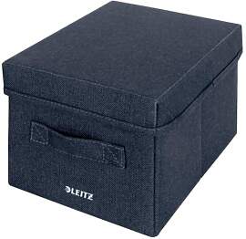 Leitz Aufbewahrungsbox mit Deckel aus Stoff Klein, 