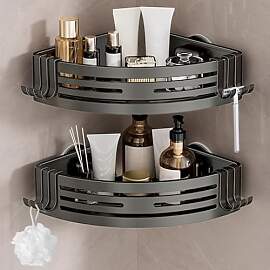 Lekesky Duschablage Ohne Bohren Ecke, Starke