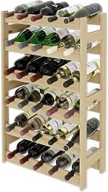 Lenmar, Weinregal aus Holz für Flaschen, Natur,