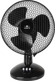 LENTZ Tischventilator schwarz Kunststoff D: ca. 30 