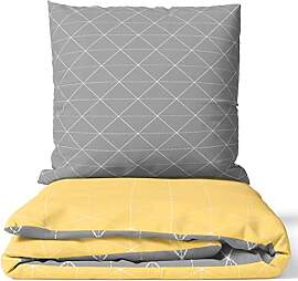 Leonado Vicenti 100% Baumwolle Bettwäsche Raute