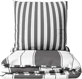 Leonado Vicenti Bettwäsche Set grau 135x200 cm