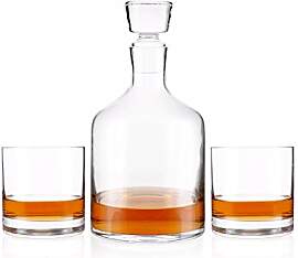 Leonardo Ambrogio Whisky-Set, 2 Whisky-Gläser und 