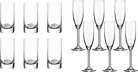 Leonardo Easy+ Schnaps-Gläser, 6er Set, 5 cl, 50
