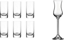 Leonardo Easy+ Schnaps-Gläser, 6er Set, 5 cl, 50