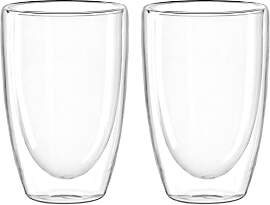 LEONARDO HOME Doppelwandbecher DUO 2er-Set 400 ml, 