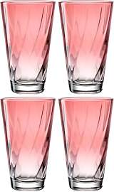 LEONARDO HOME Twist Trinkglas, 4er Set,