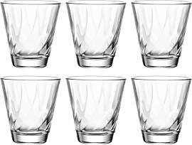 LEONARDO HOME Twist Wasserglas, 6er Set,