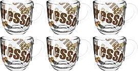 Leonardo Napoli Espresso-Tassen, 6er Set,