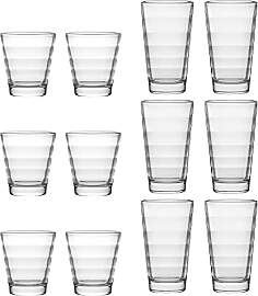 Leonardo Onda Wasser-Gläser, 12er Set,