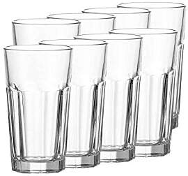 Leonardo Rock XL Longdrink-Glas 8er Set, großer