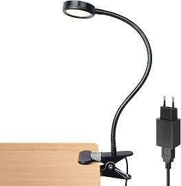 LEPOWER Leselampe Bett, LED Schreibtischlampe,