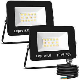 Lepro 10W LED Strahler Außen, 850LM Superhell