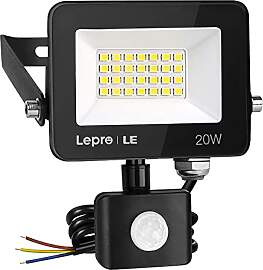 Lepro 20W LED Strahler mit Bewegungsmelder Außen, 