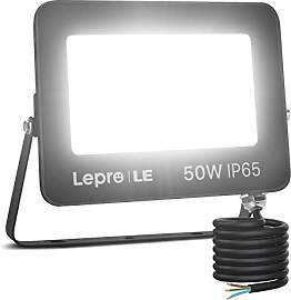 Lepro 50W LED Strahler Außen, 4250LM Superhell