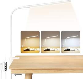 Lepro LED Schreibtischlampe Klemmbar, Tischlampe