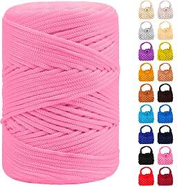 LEREATI Polyester Garn 3mm x 170m, Makramee Garn