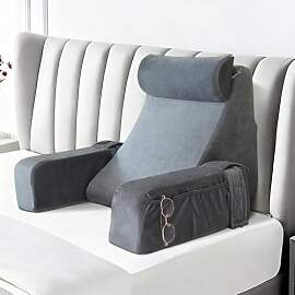 Lesekissen für Bett und Sofa Bücherkissen mit