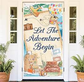 Let the Adventure Begin Banner - Large Reise Motto 