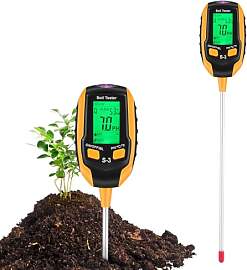 LEUTED 6-in-1 Bodentester Pflanzen – Digitales