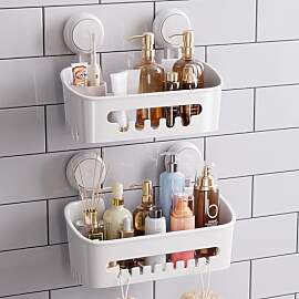 LEVERLOC Duschablage Ohne Bohren Saugnapf Dusche