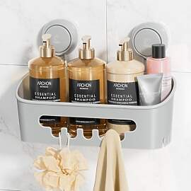 LEVERLOC Duschablage Ohne Bohren Saugnapf Dusche