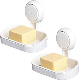 LEVERLOC Seifenschale mit Ablauf 2 Pack, MAX